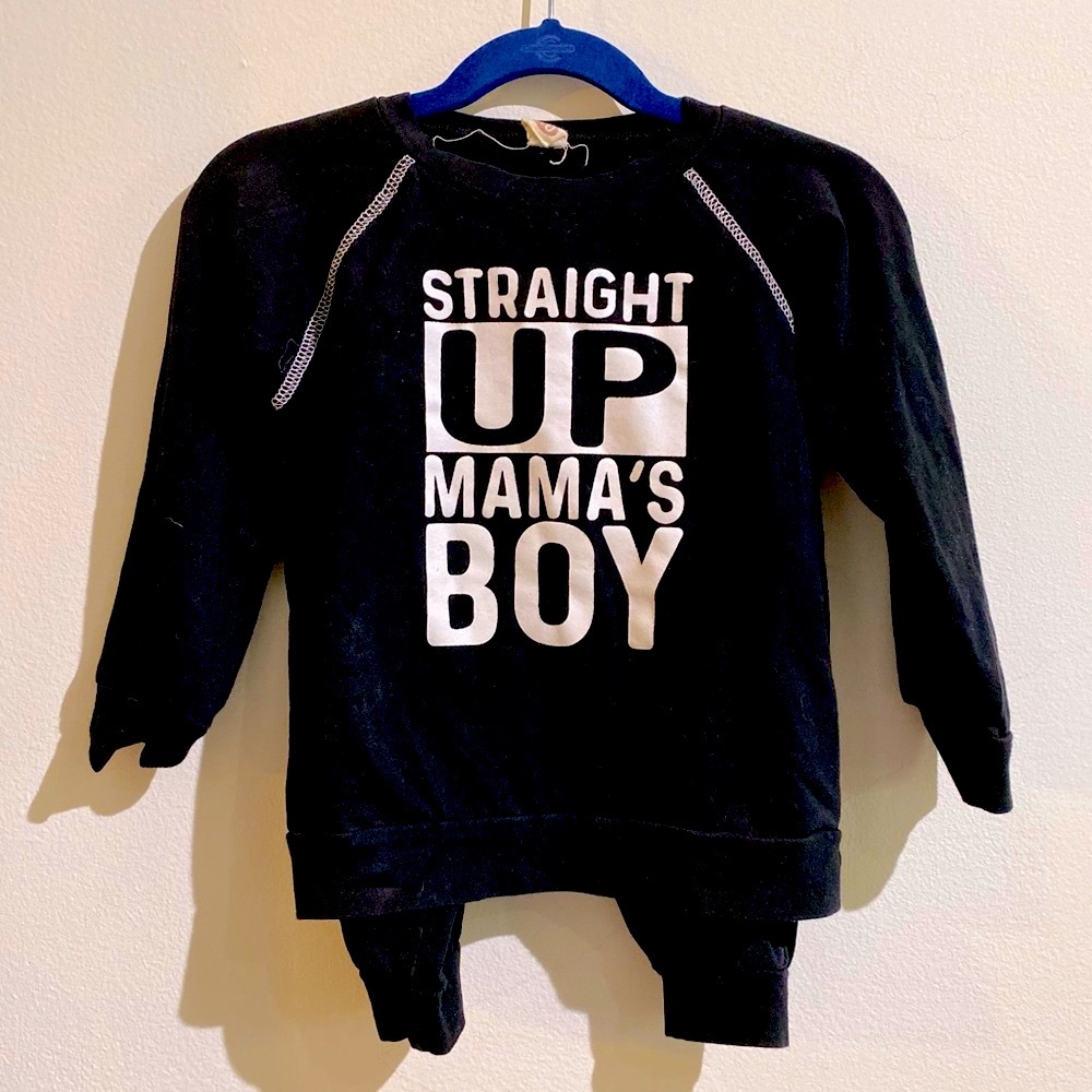 Straight Up Mamas Boy Shirt w/ Pants